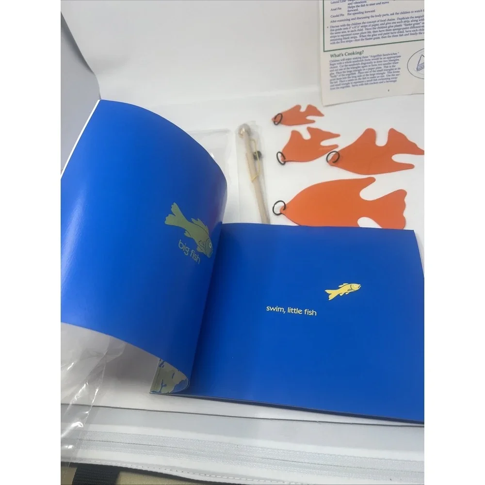 Vintage 93 Lakeshore Learning Blue Sea Fishing Language Kit Complete NEW LC5046